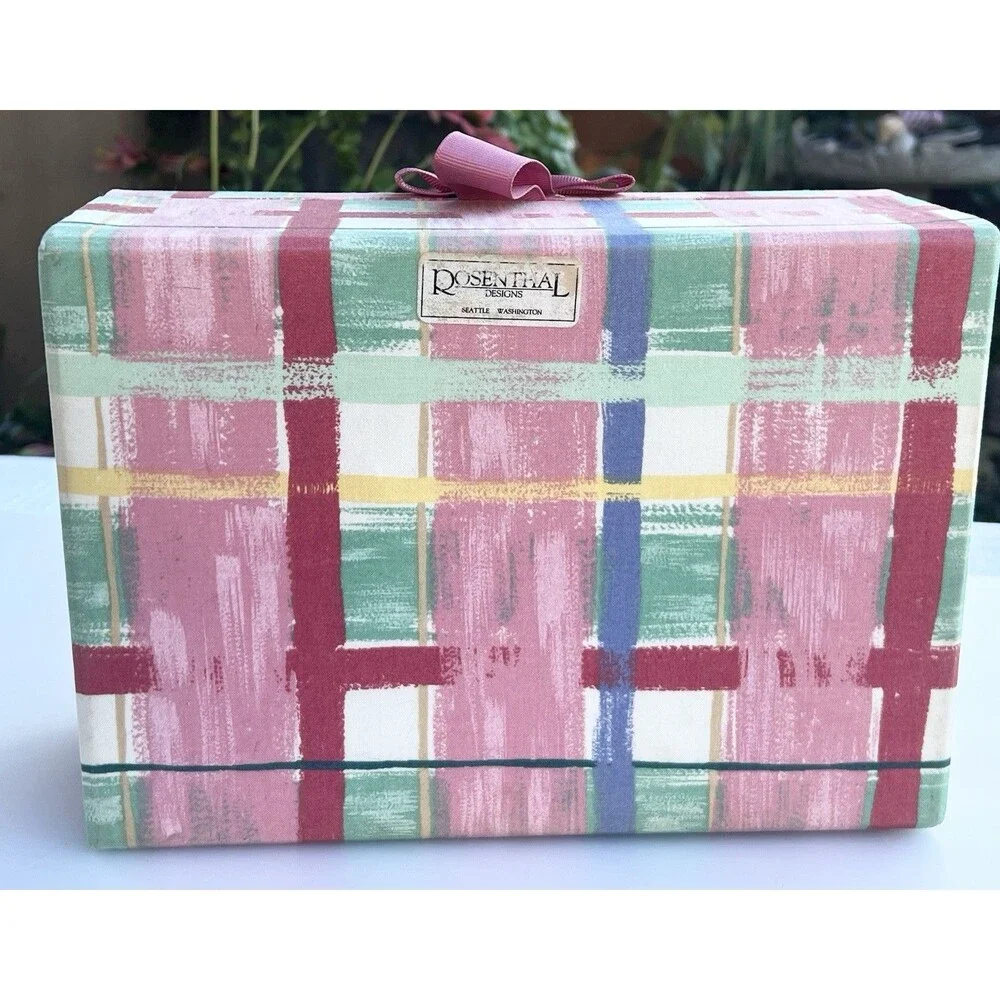 Vintage Rosenthal Designs Jewelry Box Organizer Cottagecore Grandmacore 1980s